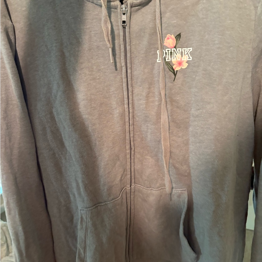 PINK Victoria's Secret Gray Hoodie